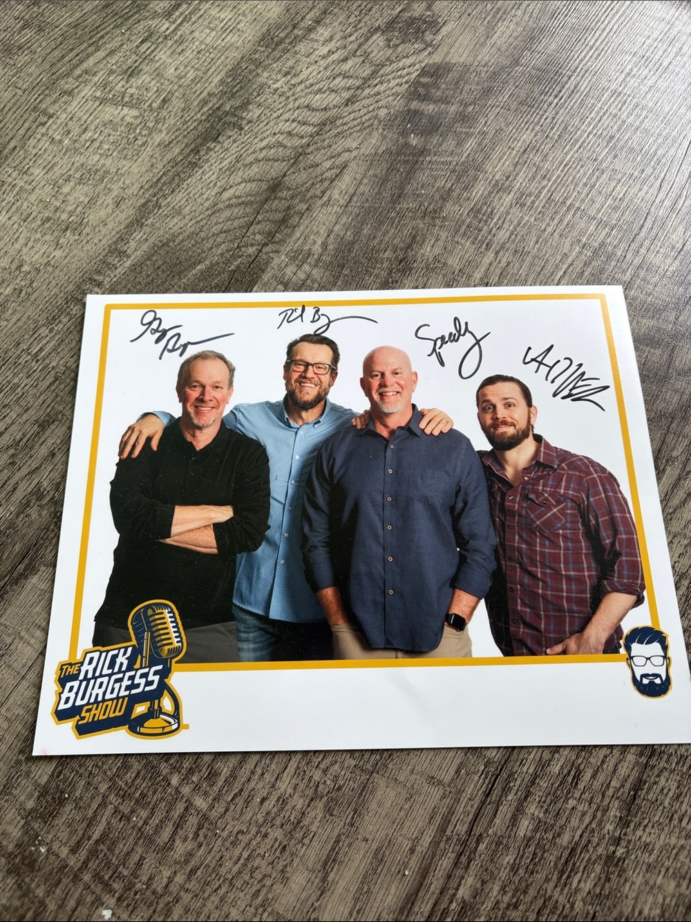 The Rick Burgess Show Autographed Photo